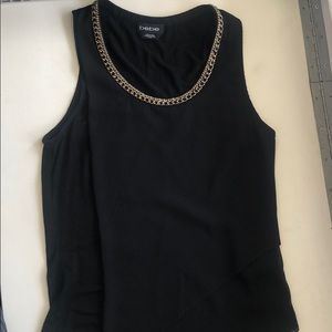 Bebe Gold Chain Tank